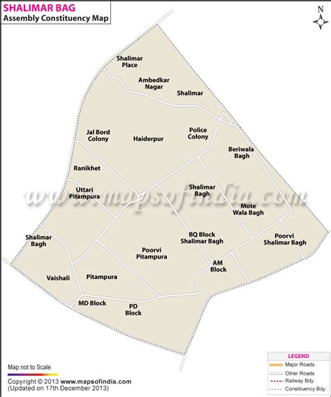 shalimar bagh map